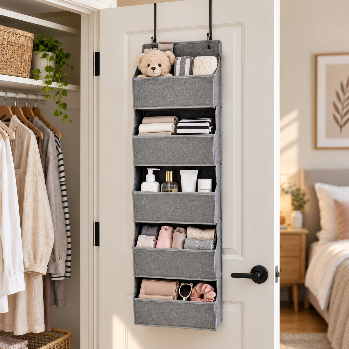 5-Shelf Over-the-Door Organizer