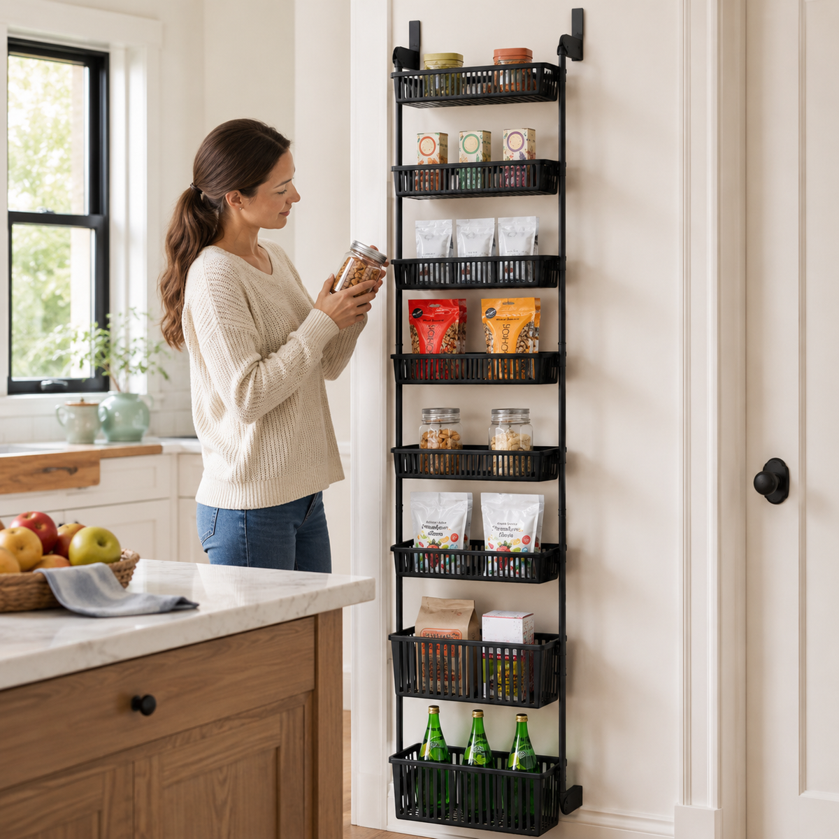 8-Tier Hanging Pantry Organizer