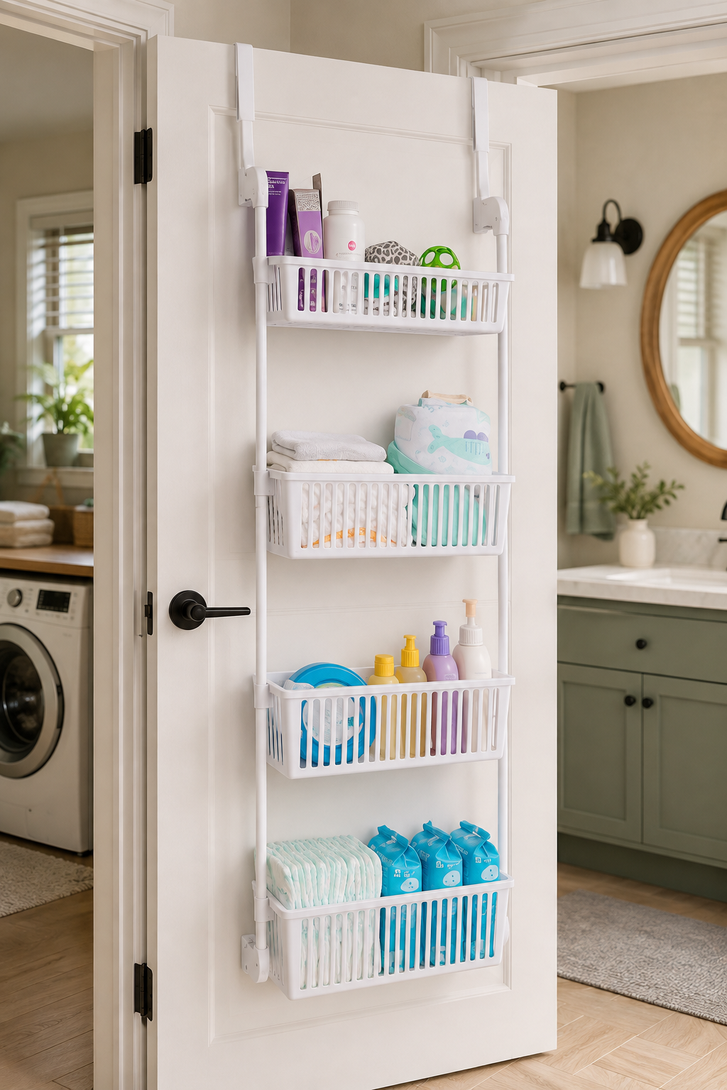 4-Tier Over-the-Door Pantry Organizer