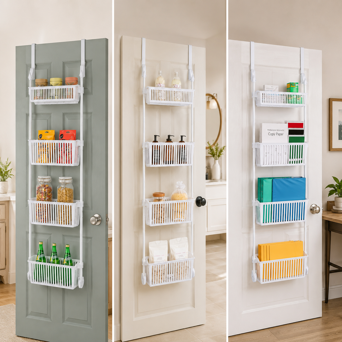 4-Tier Over-the-Door Pantry Organizer