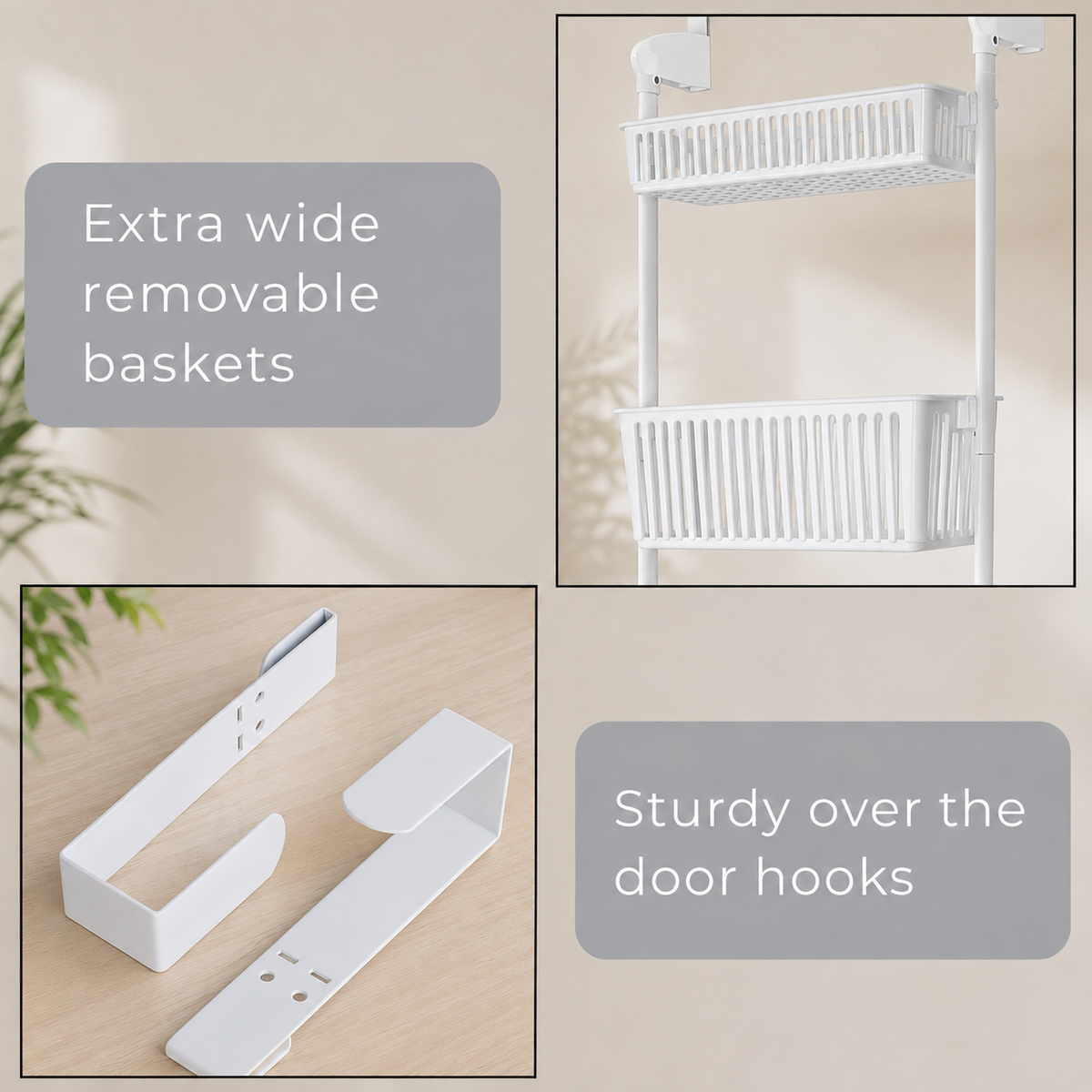 4-Tier Over-the-Door Pantry Organizer