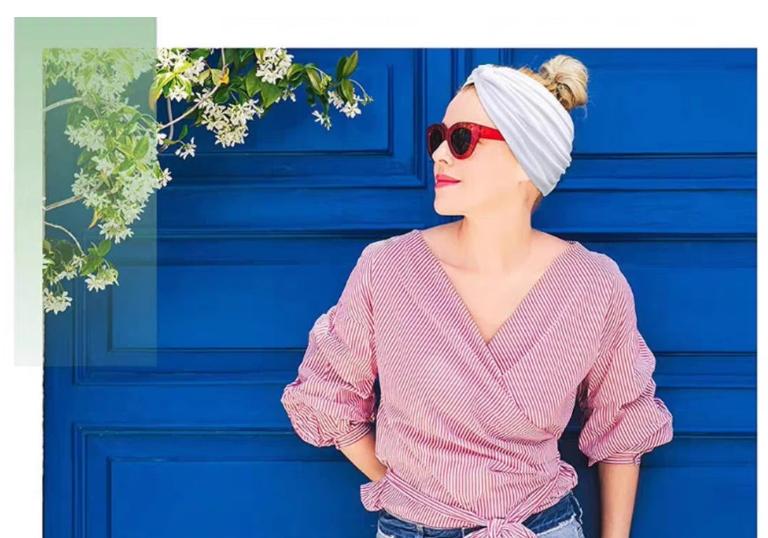 Wide Terry Knot Headband